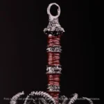 Espada Daga abre carta Frostmourne Arthas Lich King Warcraft plateado - Imagen 5