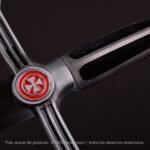 Espadín Ceremonial Templario Cruz Patada Roja - Imagen 4