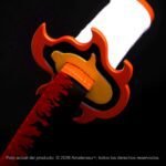 Mini Katana Nichirin Kyojuro Rengoku - Demon Slayer - Kimetsu no Yaiba - Imagen 2