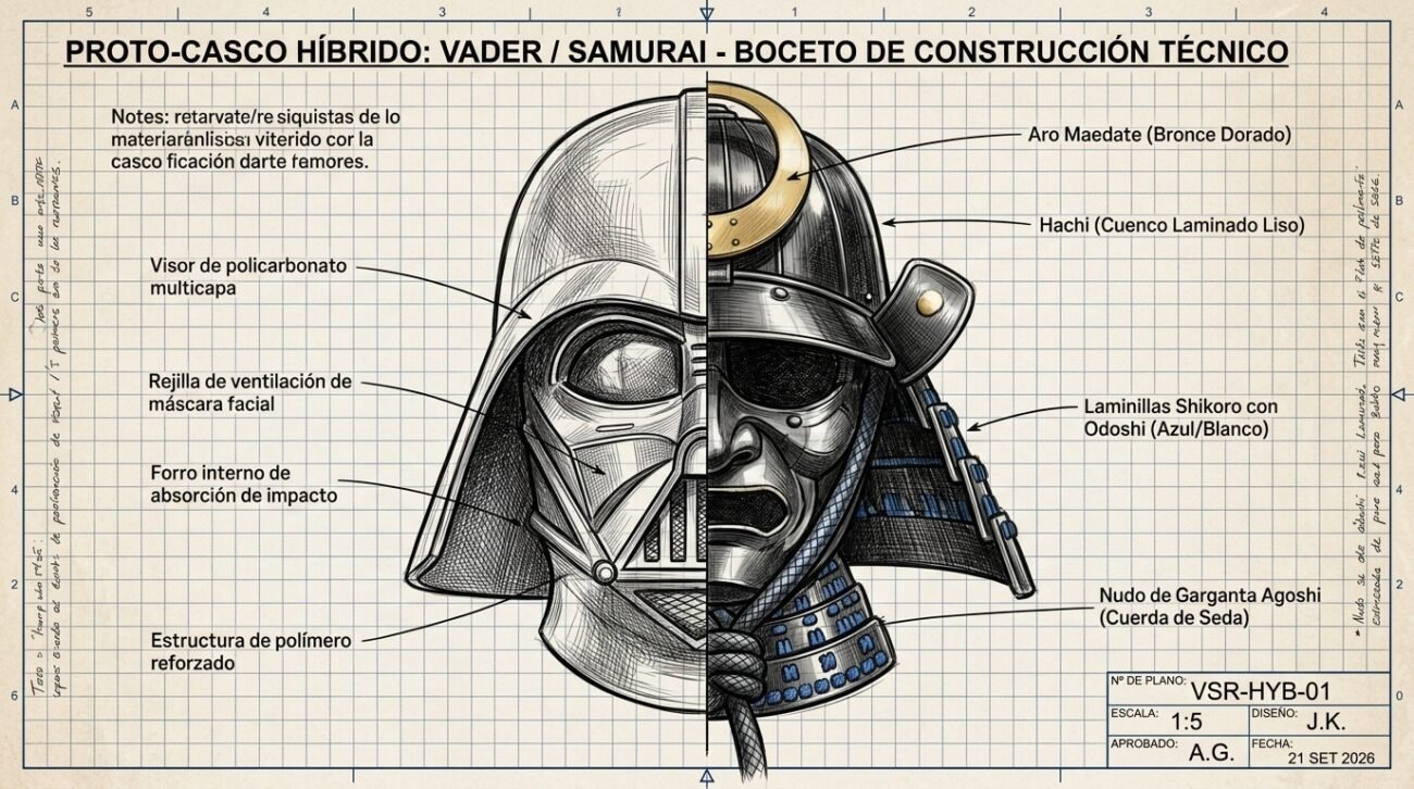 casco Darth vader vs kabuto