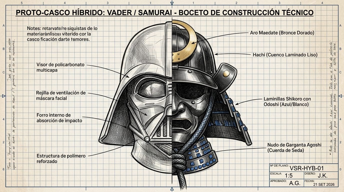 casco Darth vader vs kabuto